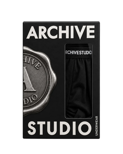 MEN’S BLACK BOXER BRIEFS — 2-PACK