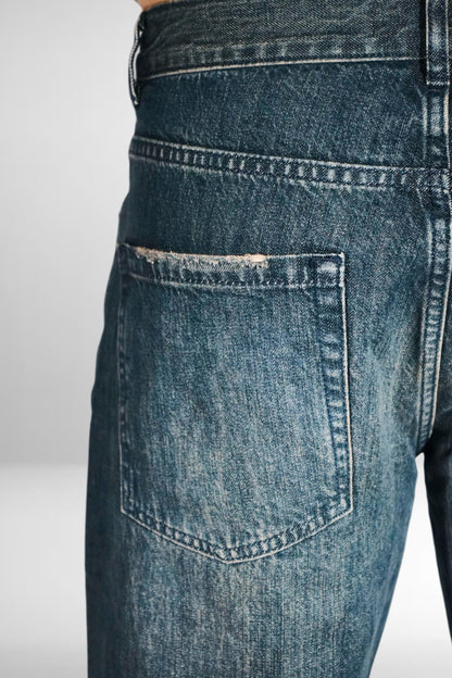 MEN’S DIRTY-WASH BAGGY JEANS